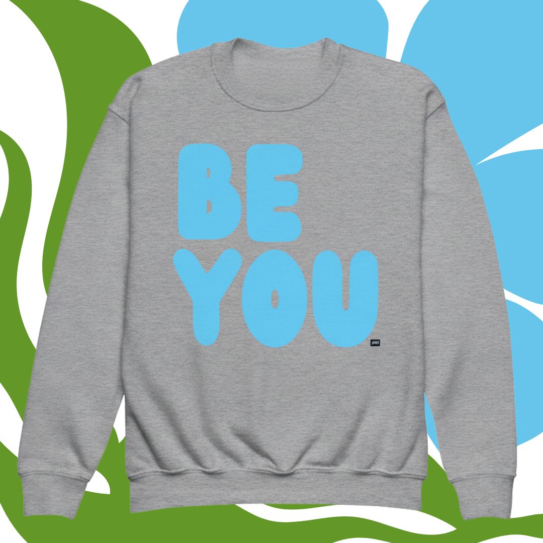 Be You Kids in Sky Blue Unisex Crew Neck Sweatshirt - Available in Assorted Colors