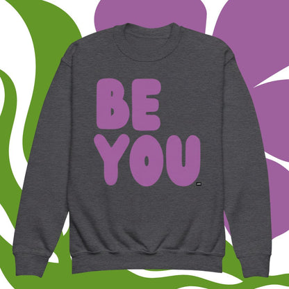 Be You Kids in Purple Unisex Crew Neck Sweatshirt - Available in Assorted Colors