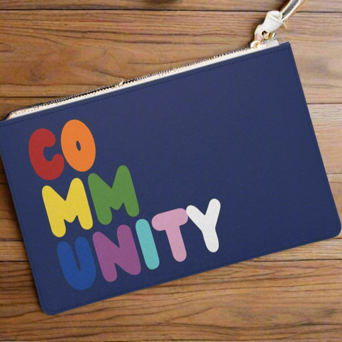 Rainbow Community Clutch