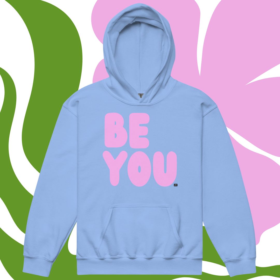 Be You Kids in Pink Unisex Hoodie - Available in Assorted Colors