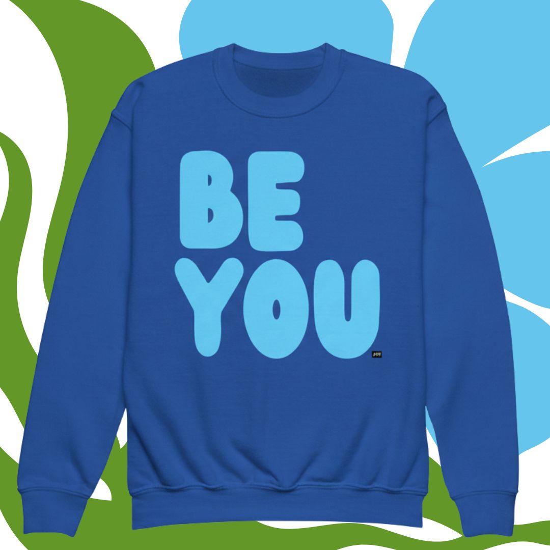 Be You Kids in Sky Blue Unisex Crew Neck Sweatshirt - Available in Assorted Colors