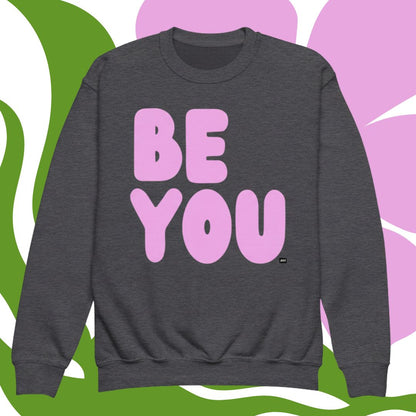 Be You Kids in Pink Unisex Crew Neck Sweatshirt - Available in Assorted Colors
