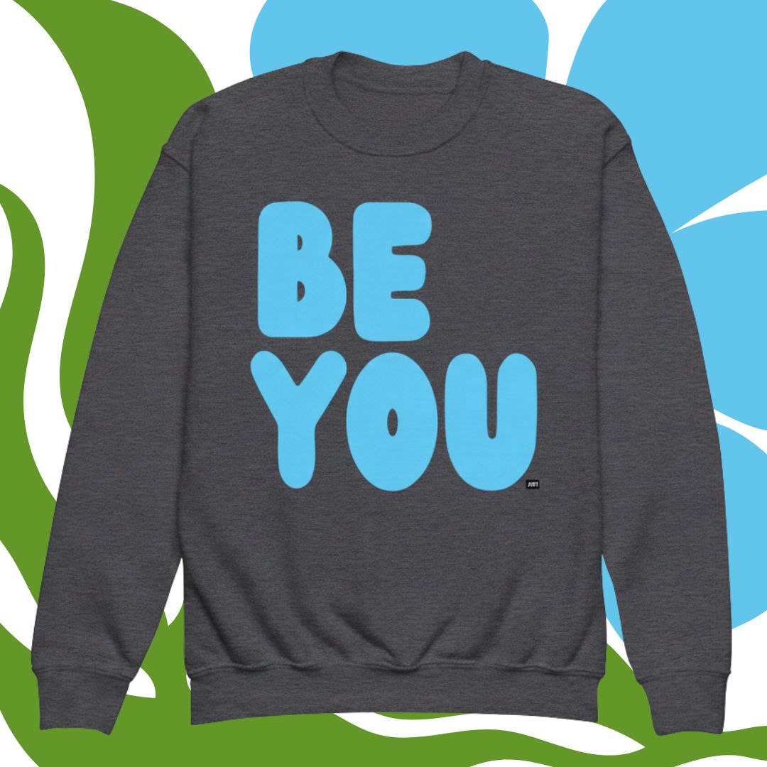 Be You Kids in Sky Blue Unisex Crew Neck Sweatshirt - Available in Assorted Colors