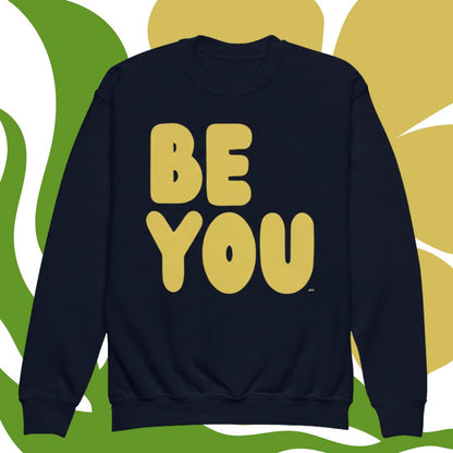 Be You Kids in Yellow Unisex Crew Neck Sweatshirt - Available in Assorted Colors