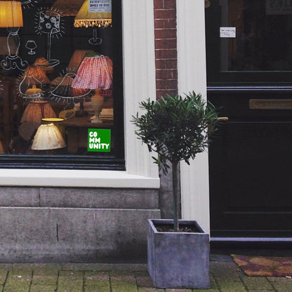A Community in Broccoli Vinyl Sticker