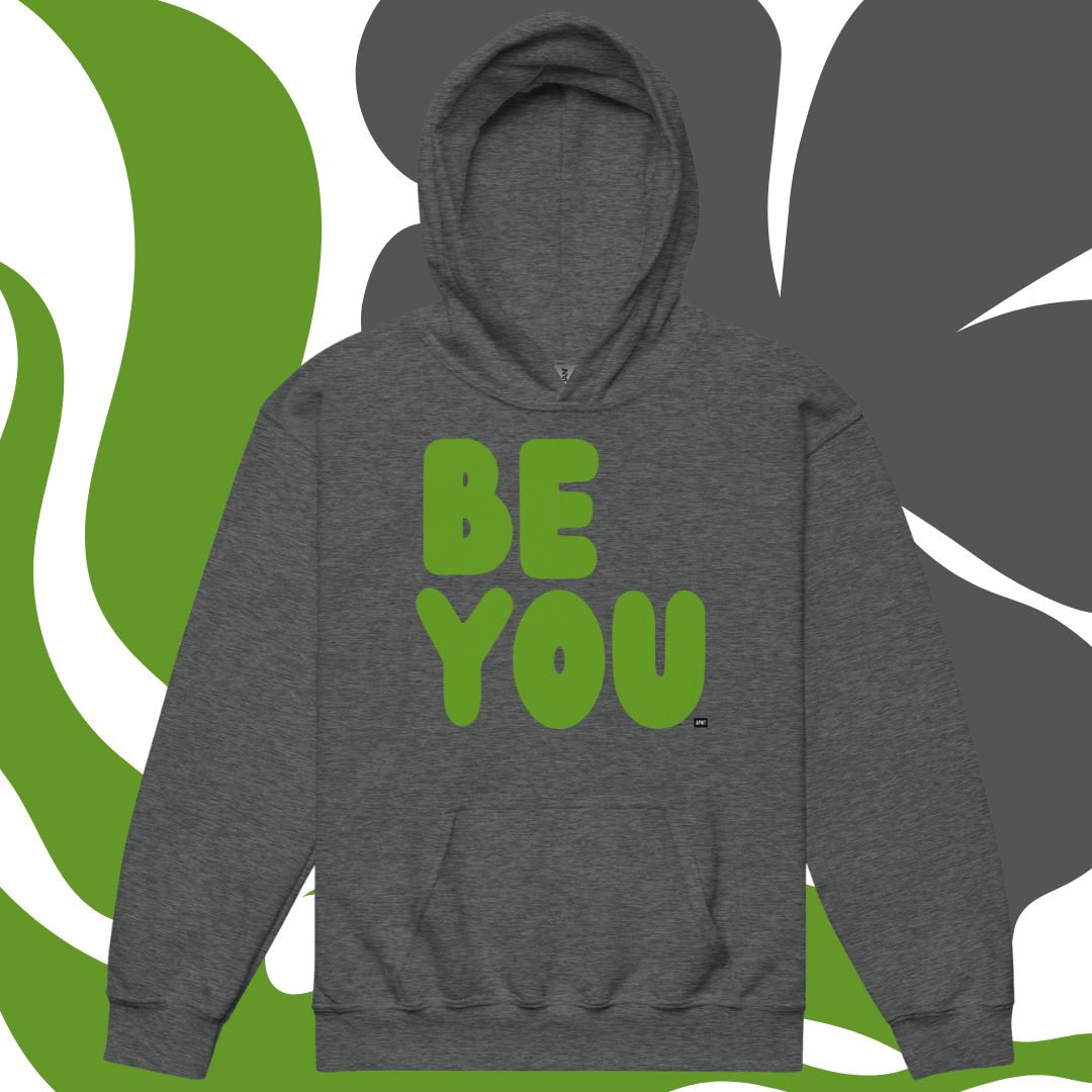 Be You Kids in Green Unisex Hoodie - Available in Assorted Colors