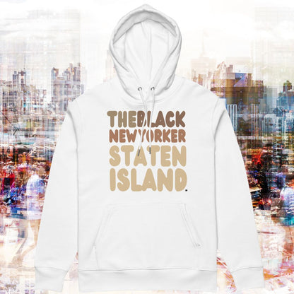 Black New Yorker Staten Island Premium Unisex Hoodie - Available in Assorted Colors