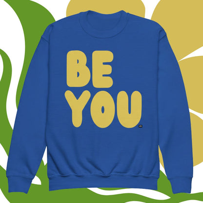 Be You Kids in Yellow Unisex Crew Neck Sweatshirt - Available in Assorted Colors