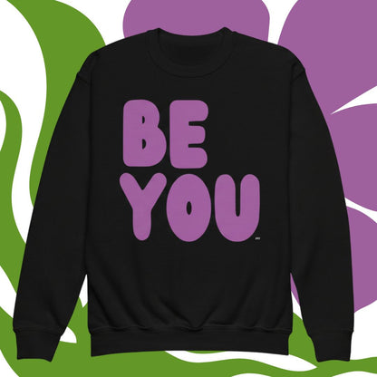 Be You Kids in Purple Unisex Crew Neck Sweatshirt - Available in Assorted Colors