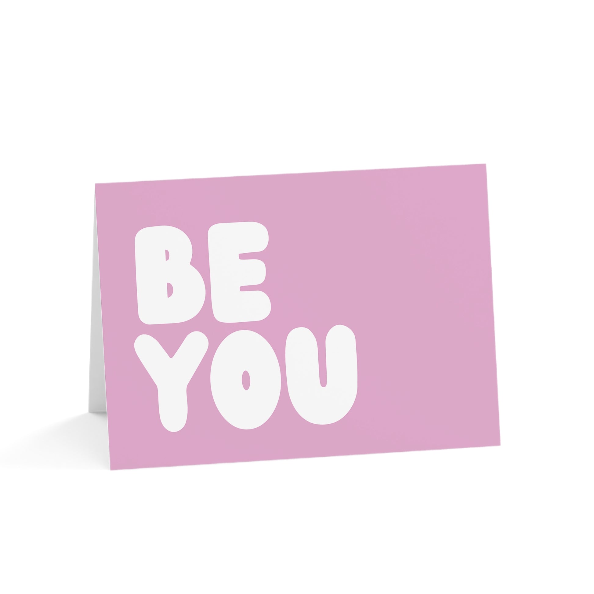 The Be You Love in Pink and White Greeting Card - The APWT Gift Shop