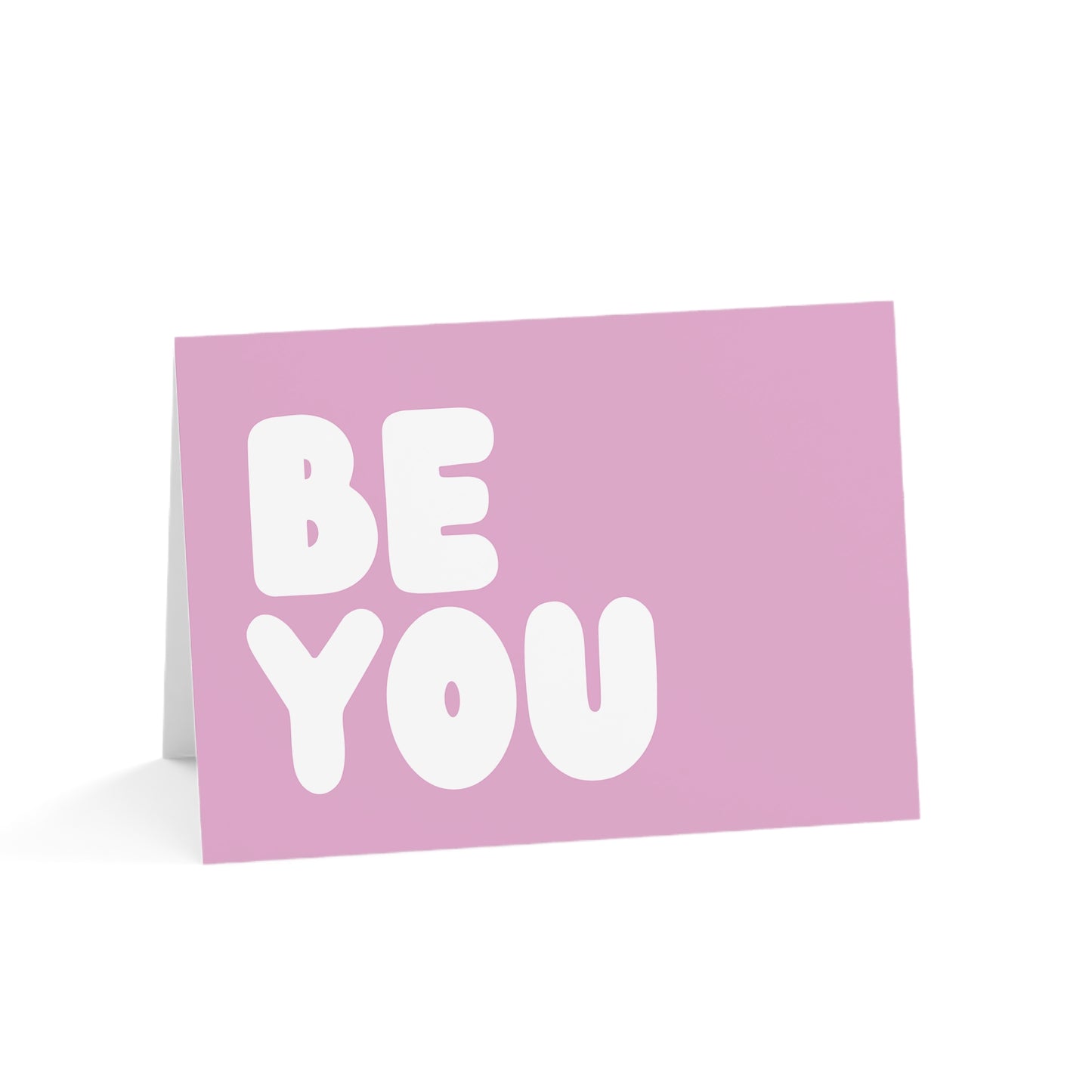 Be You Love in Pink and White Card Set - Quantities of 10, 30, 50