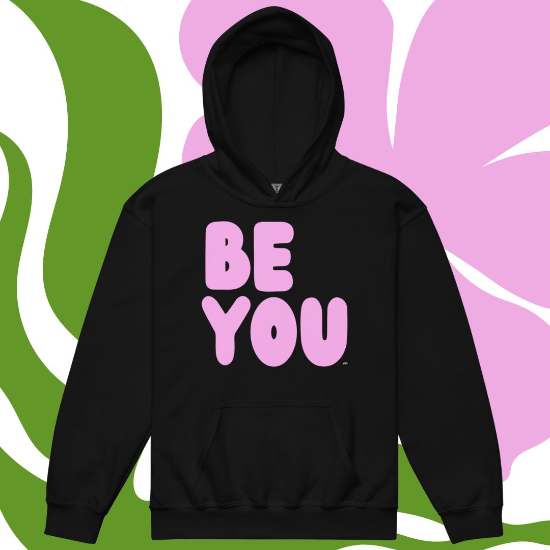 Be You Kids in Pink Unisex Hoodie - Available in Assorted Colors