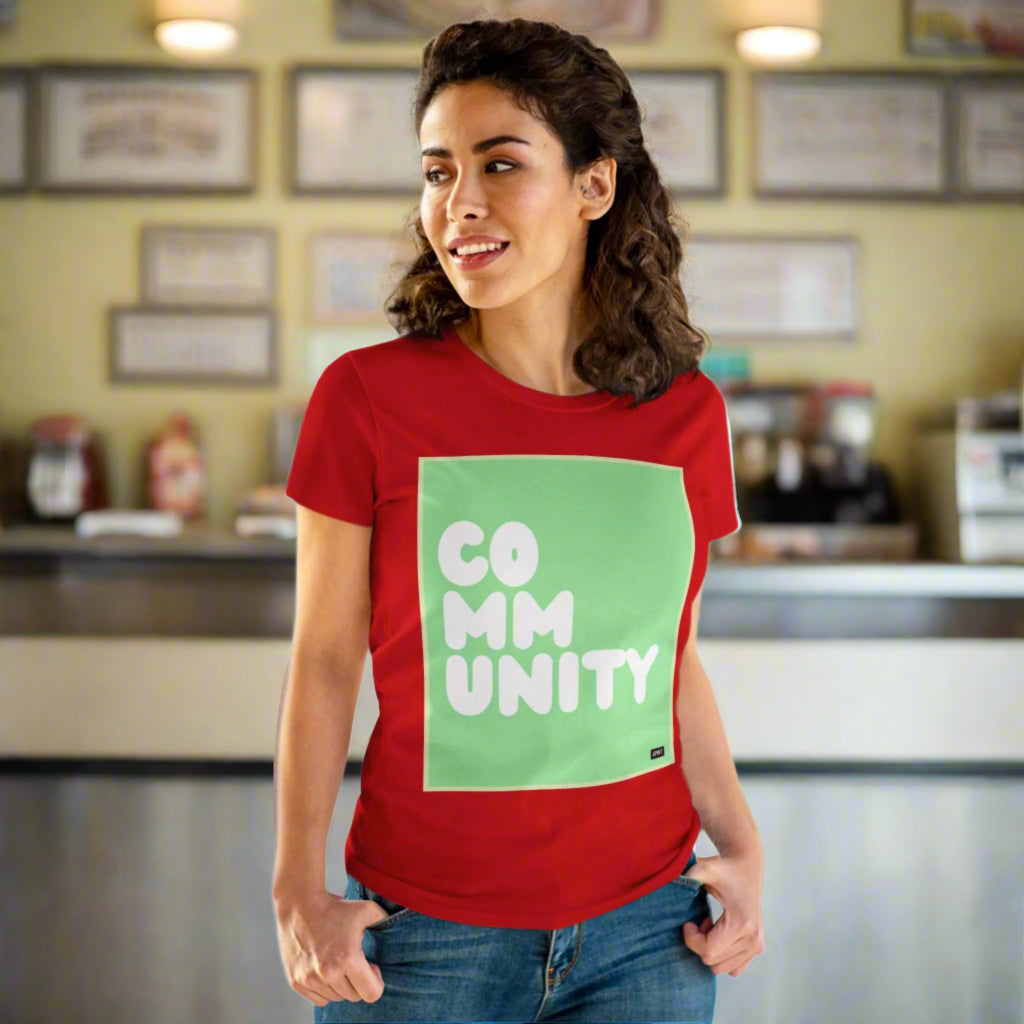 A Community in Mint Green Women's T-Shirt - Available in Assorted Colors