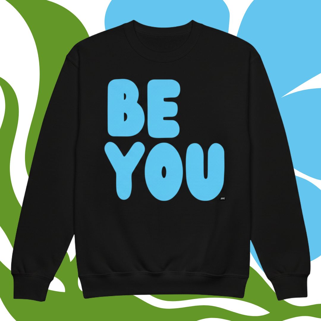 Be You Kids in Sky Blue Unisex Crew Neck Sweatshirt - Available in Assorted Colors