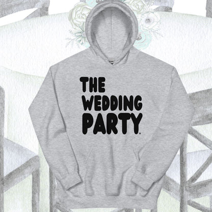 The Wedding Party in Black and White Unisex Hoodie - Available in 2 Colors