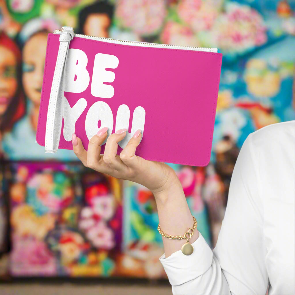 Be You in Hot Pink Clutch