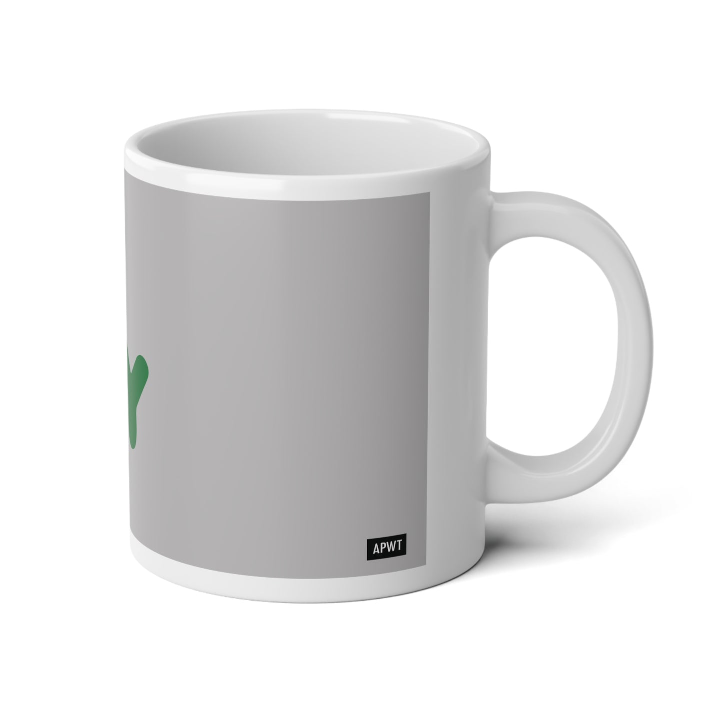 The Holiday Jumbo Mug in Grey - 20oz Mug