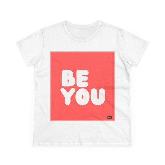 The Be You in Grapefruit Women's T-Shirt - The APWT Gift Shop