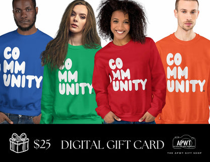 The APWT Gift Shop's $25 Digital Gift Card