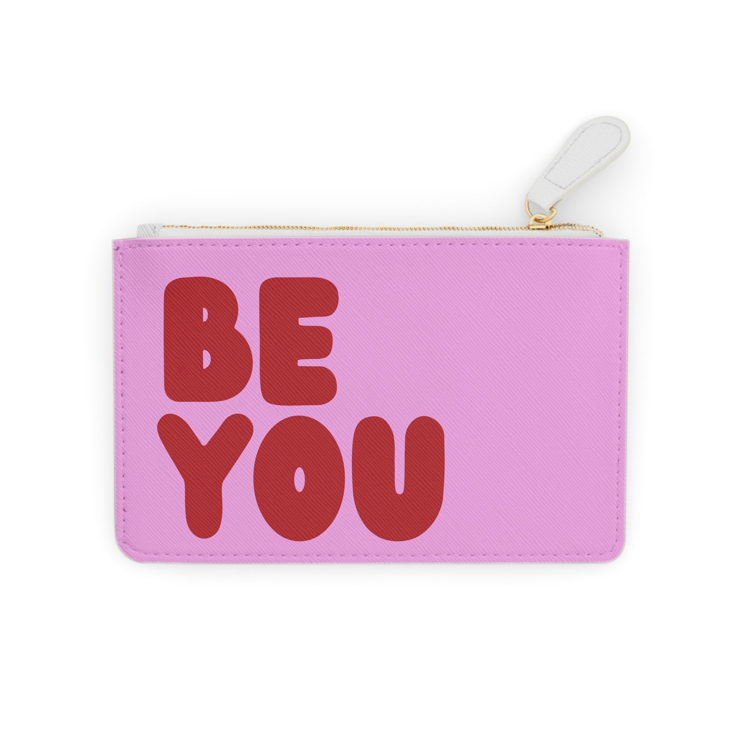 Be You Love in Pink Small Zip-Up Pouch