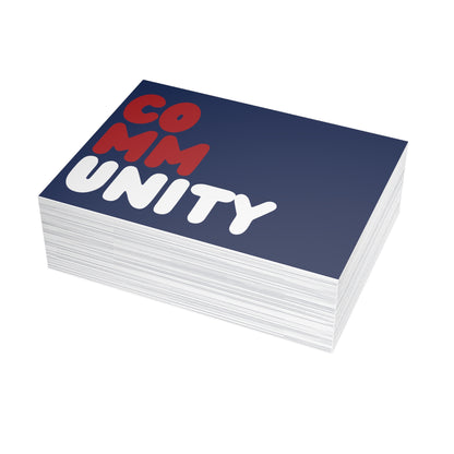 Community Fracture Postcard Set - 2 Sizes Available, Quantities of 10, 30, 50