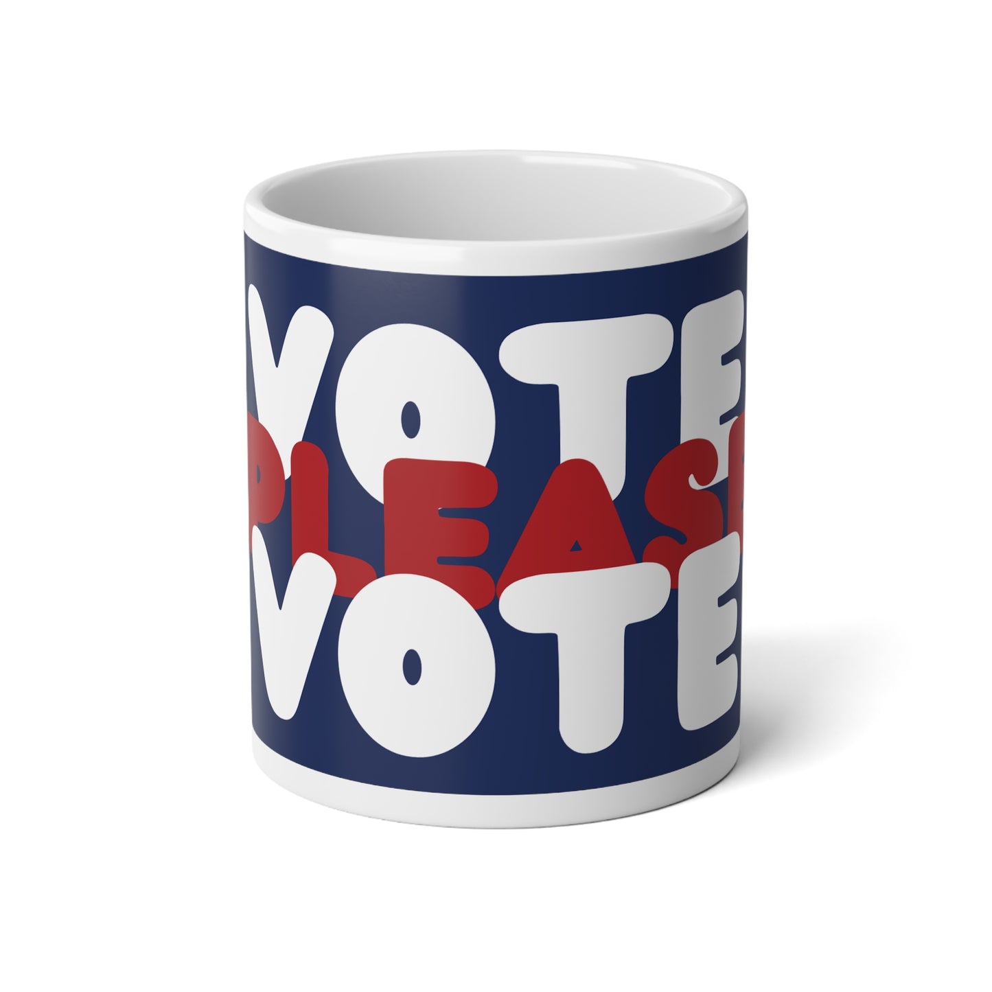 Please Vote Jumbo Mug - The APWT Gift Shop