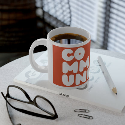 A Community in Tangerine Jumbo Mug - 20oz Mug