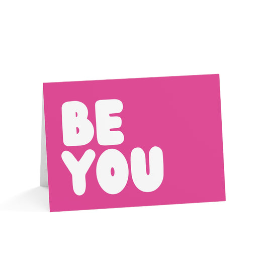 Be You in Hot Pink Card Set -  The APWT Gift Shop