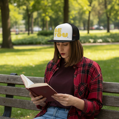 Be You in Yellow Trucker Hat - Available in Assorted Colors