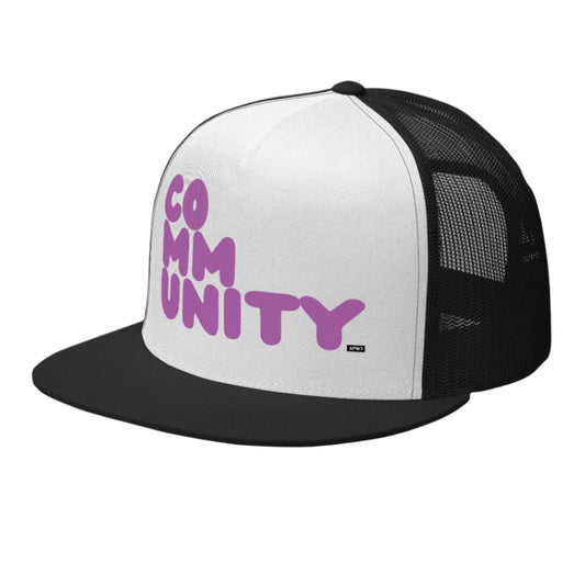 A Community in Purple Trucker Hat - The APWT Gift Shop