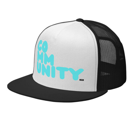 A Community in Turquoise Trucker Hat - The APWT Gift Shop