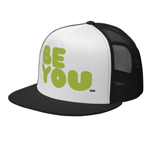 Be you in Lime Green Trucker Hat - The APWT Gift Shop