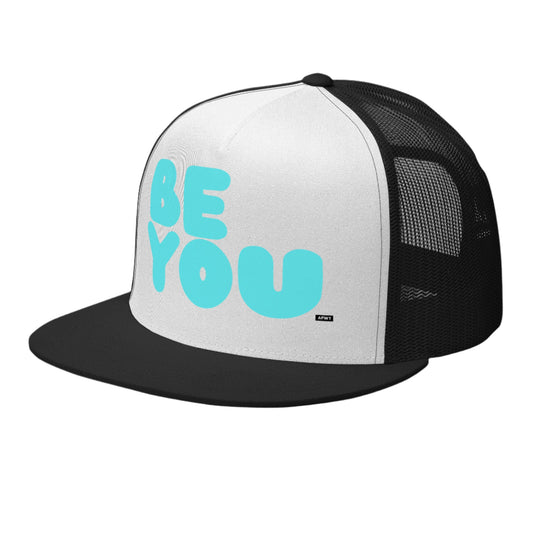 The Be You in Turquoise Trucker Hat - The APWT Gift Shop