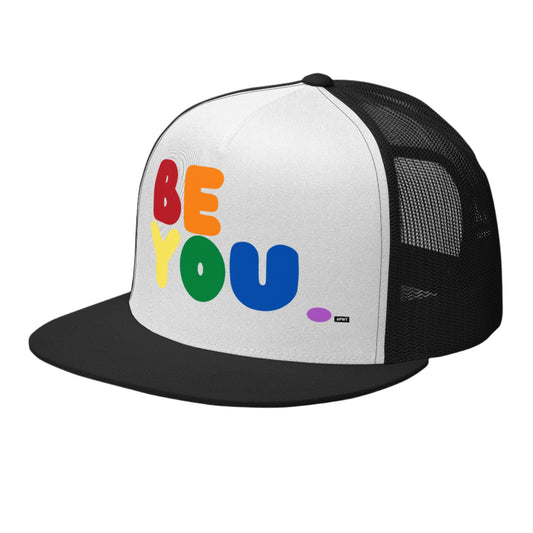 Rainbow Be You Trucker Hat - The APWT Gift Shop