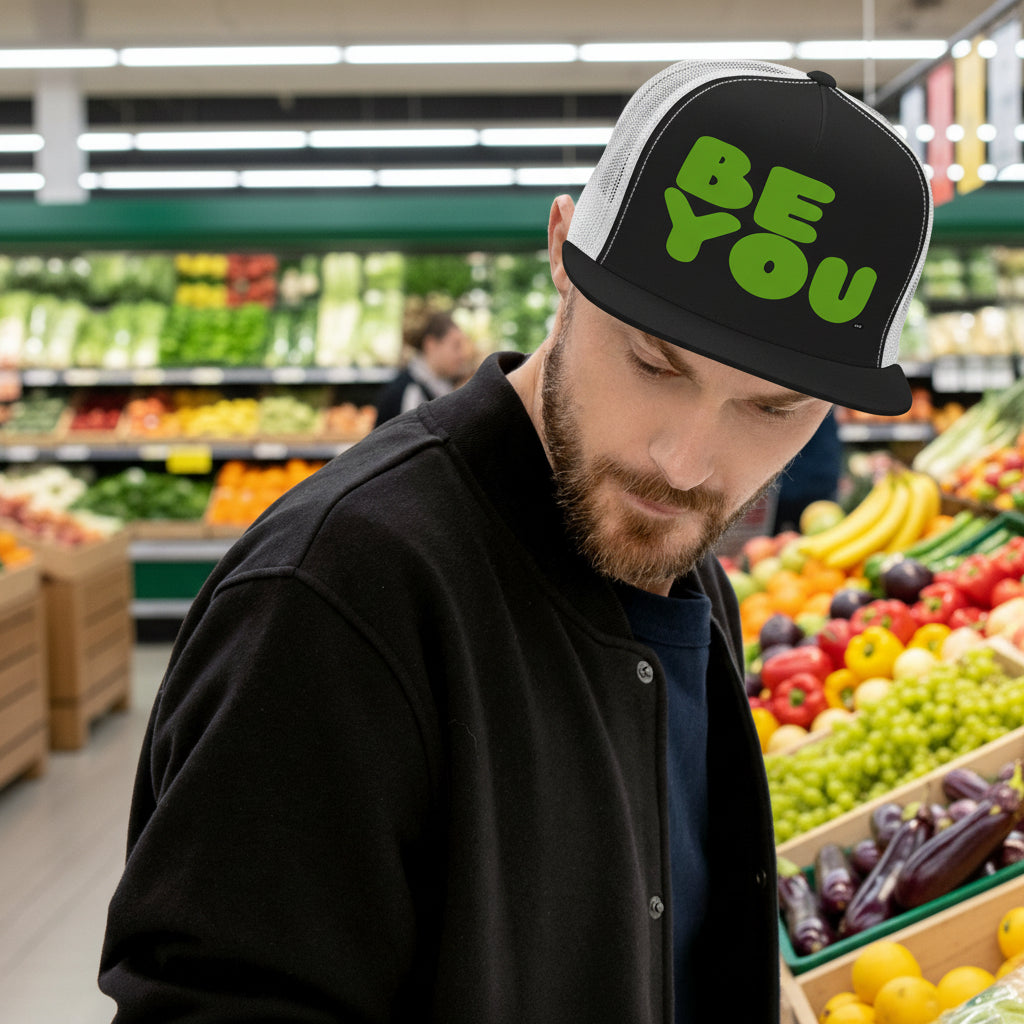 Be You in Green Trucker Hat - Available in Assorted Colors