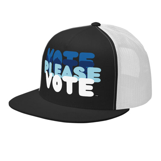 Please Vote in Blue Trucker Hat - The APWT Gift Shop