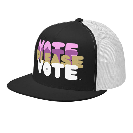 Please Vote in Pink Trucker Hat - The APWT Gift Shop