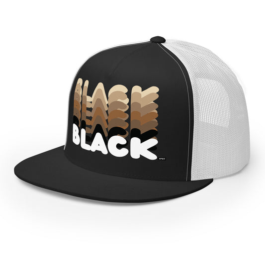 Shades in Black Trucker Hat - The APWT Gift Shop