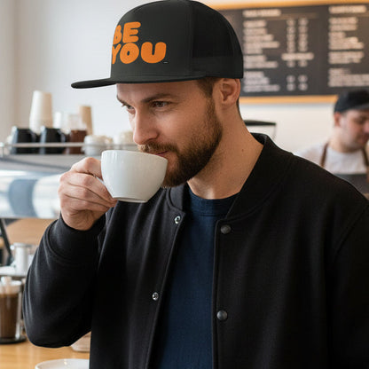 Be You in Orange Trucker Hat - Available in Assorted Colors