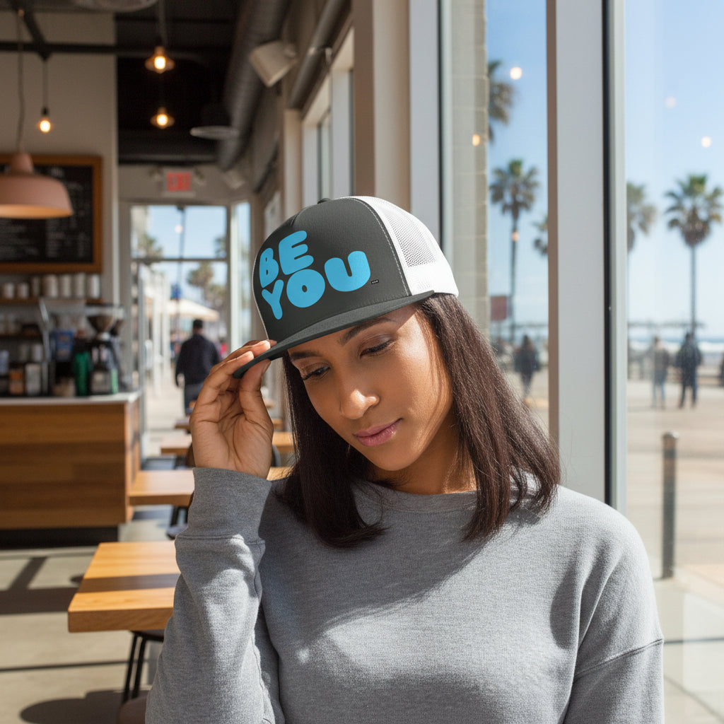 Be You in Blue Trucker Hat - Available in Assorted Colors