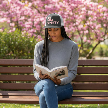 A Community in Pink Lemonade Trucker Hat - Assorted Options Available