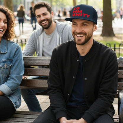 A Community in Balloon Red Trucker Hat - Available in Assorted Colors