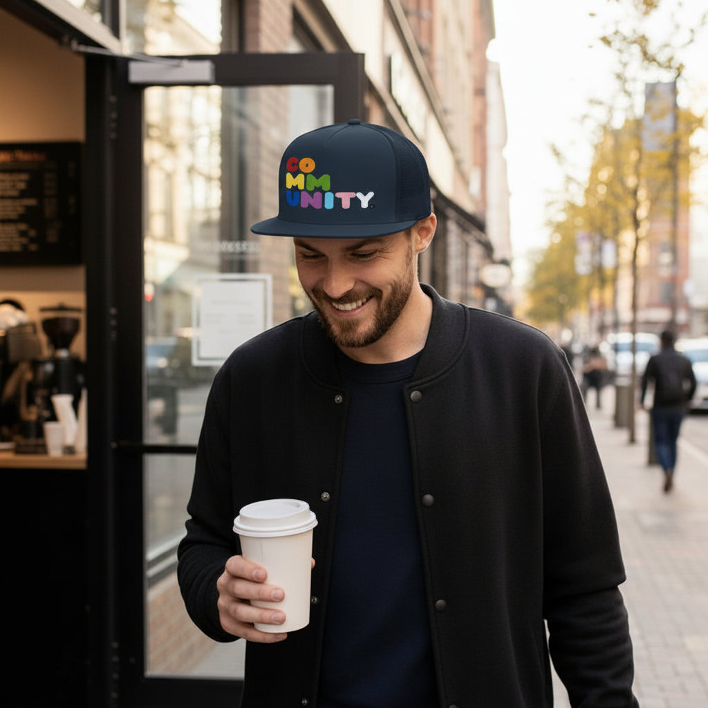Rainbow Community Trucker Hat - Available in Assorted Colors