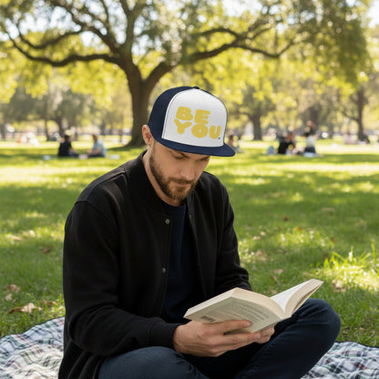 Be You in Yellow Trucker Hat - Available in Assorted Colors