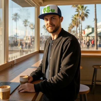 Be You in Green Trucker Hat - Available in Assorted Colors