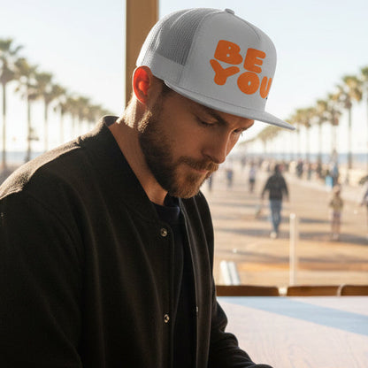 Be You in Orange Trucker Hat - Available in Assorted Colors