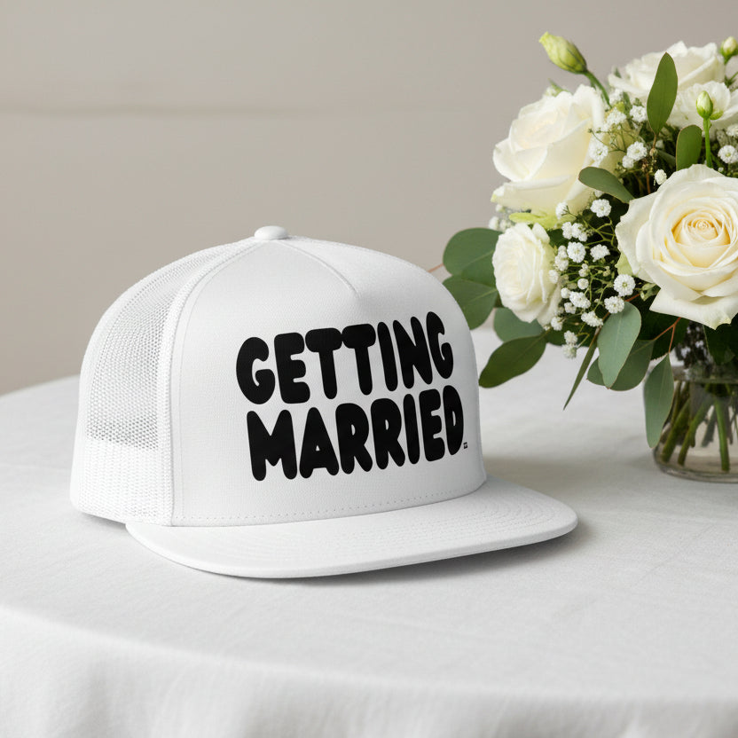 Getting Married Trucker Hat - Available in Assorted Colors