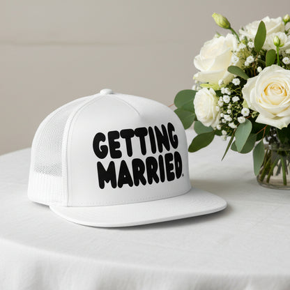 Getting Married Trucker Hat - Available in Assorted Colors