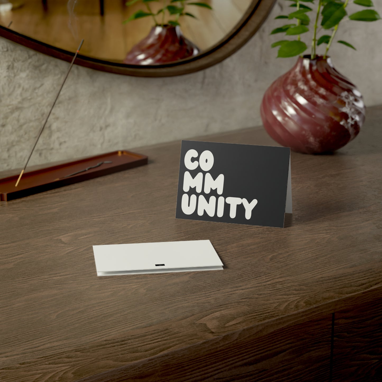 Community in Black and White Card Set - Available in 2 Sizes