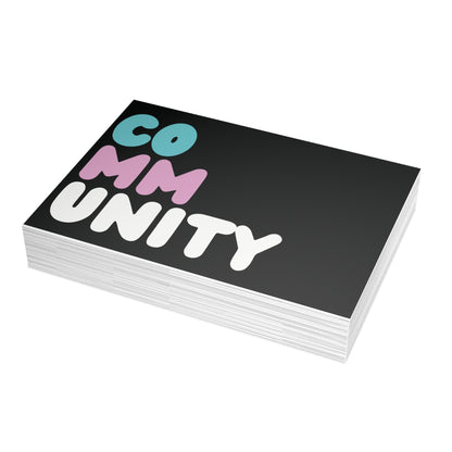 Be You Community Postcard Set - 2 Sizes Available, Quantities of 10, 30, 50